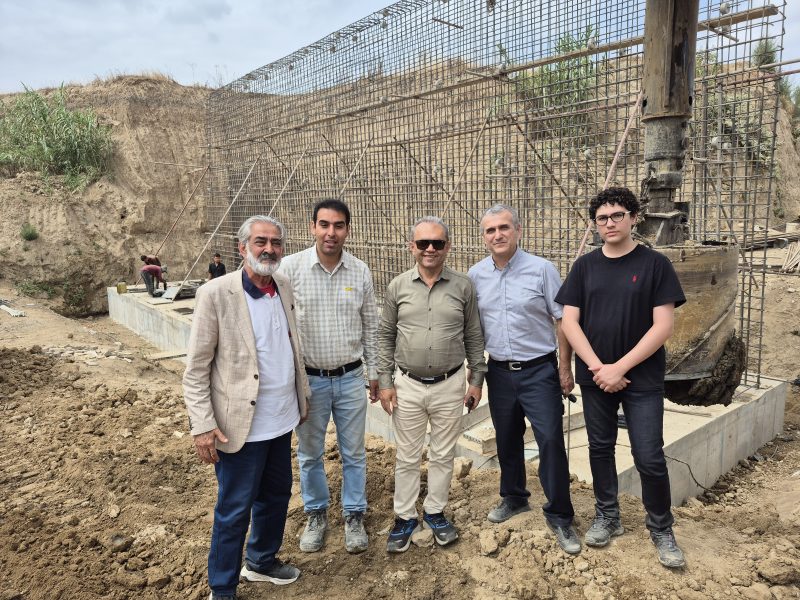 بازدید مشترک مدیران سازمان راهداری و مهندسین مشاور شالوده خاک از روند عملیات اجرایی پروژه مسیر و پل بایلر در تاریخ ۱۴۰۴.۰۳.۲۱